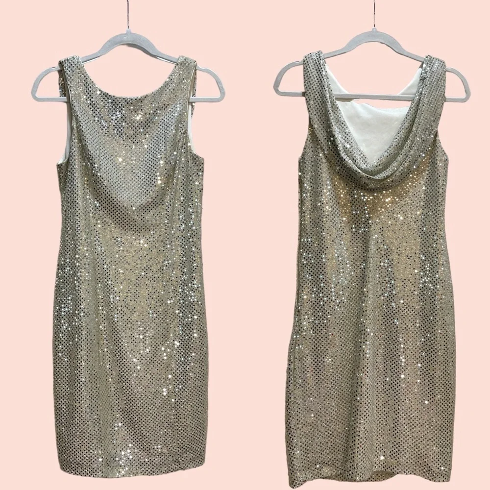 silver cowl back dress Maysa Cowl Back Maxi Dress Cloud